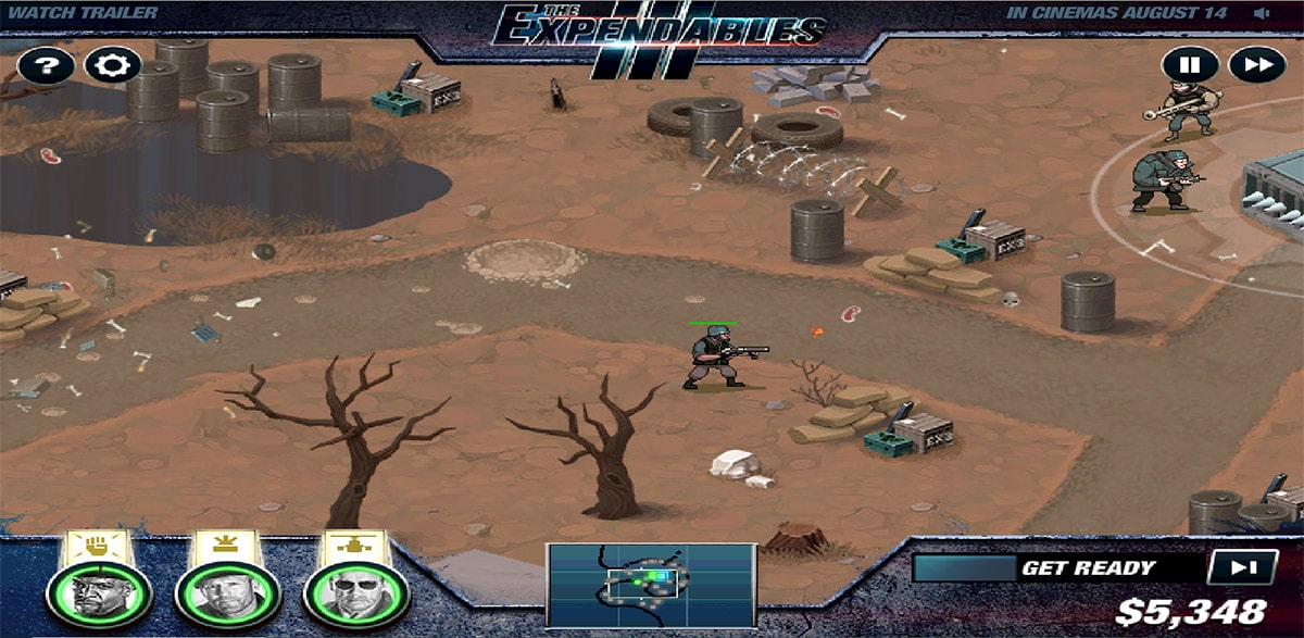 بازی آنلاین Expendables 3