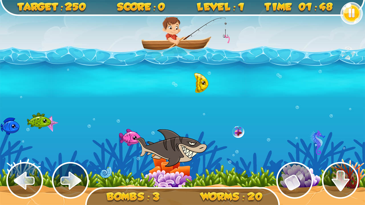 بازی آنلاین Fishing Frenzy